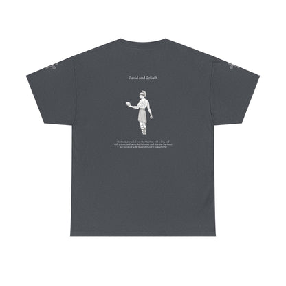 Solitarypeace David and Goliath T-shirt (1 Samuel 17:50)