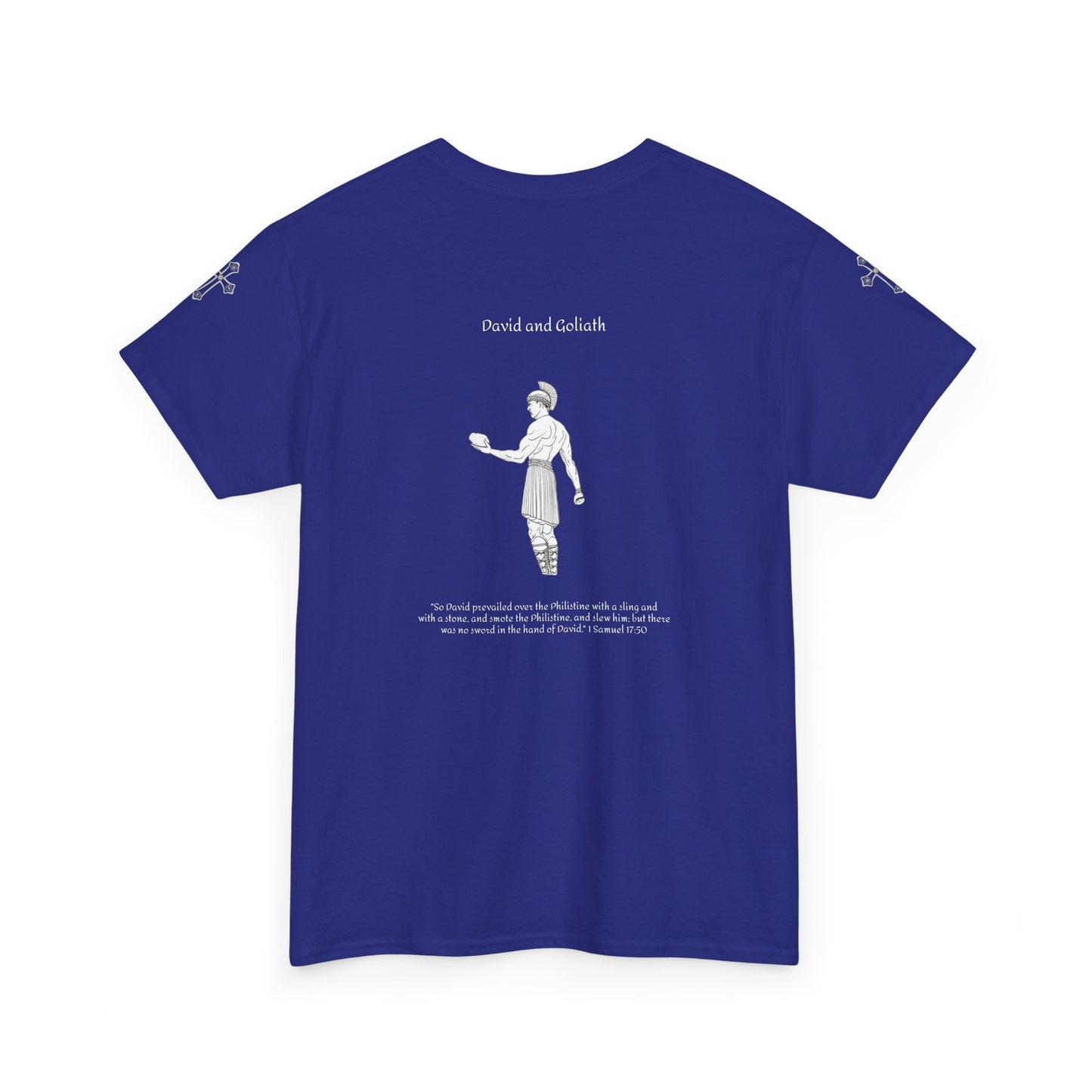 Solitarypeace David and Goliath T-shirt (1 Samuel 17:50)