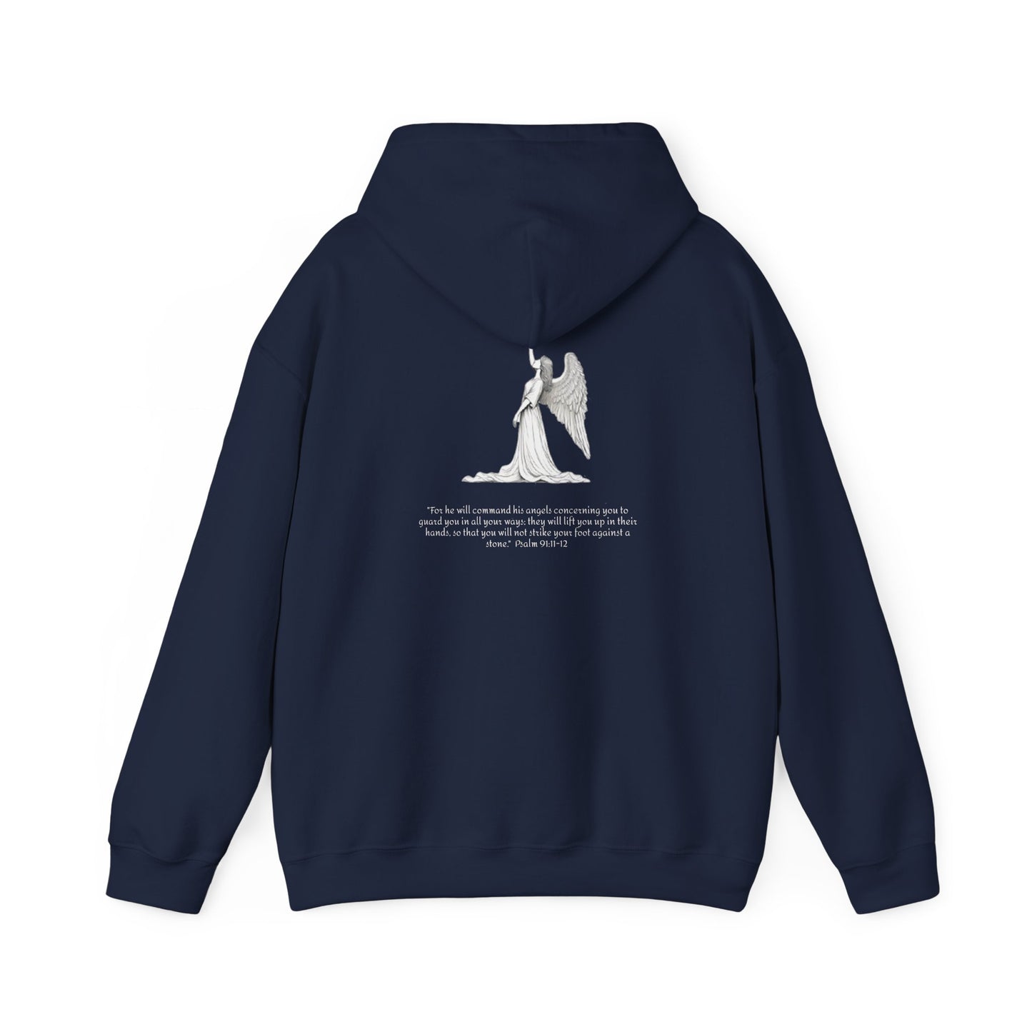 Solitarypeace Hoodie White Version (Psalm 91:11-12)