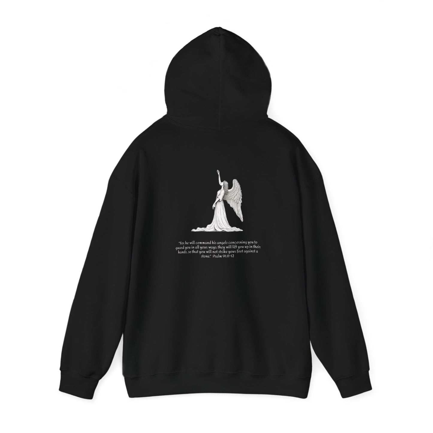 Solitarypeace Hoodie White Version (Psalm 91:11-12)