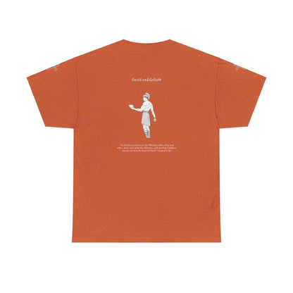 Solitarypeace David and Goliath T-shirt (1 Samuel 17:50)