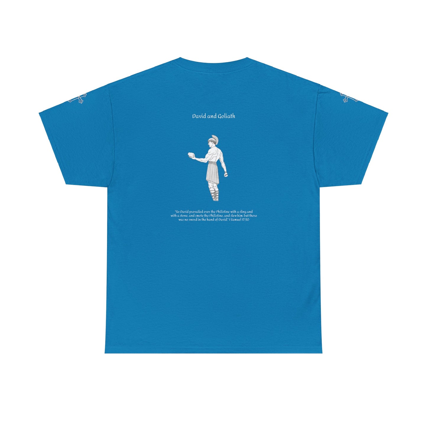 Solitarypeace David and Goliath T-shirt (1 Samuel 17:50)