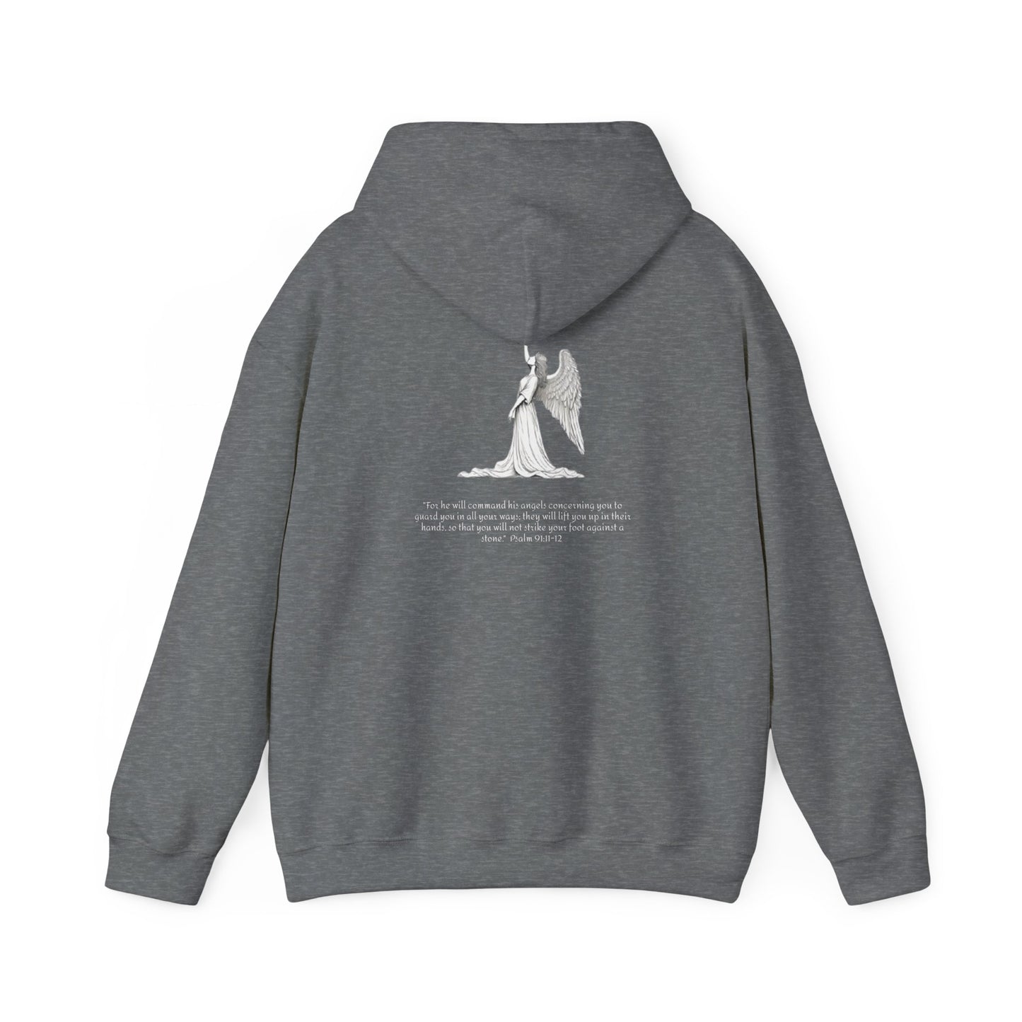 Solitarypeace Hoodie White Version (Psalm 91:11-12)