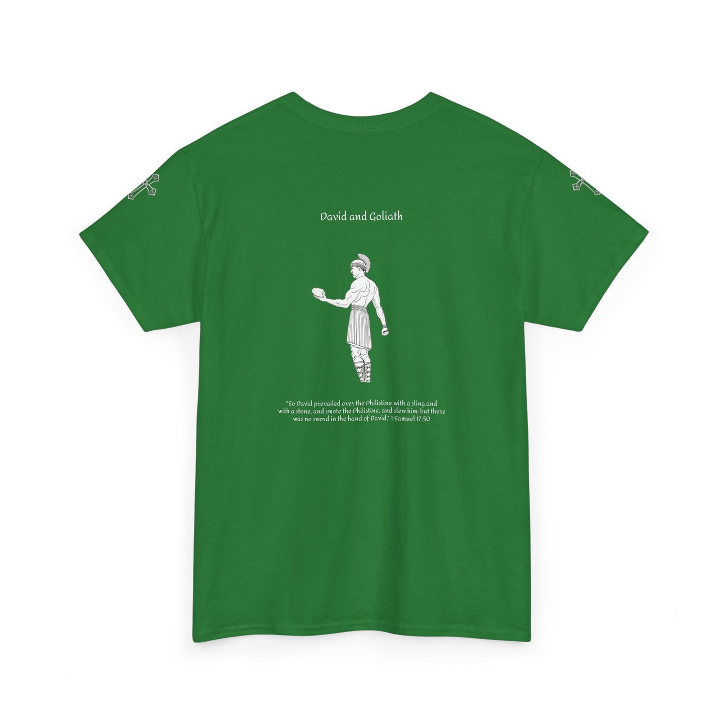 Solitarypeace David and Goliath T-shirt (1 Samuel 17:50)