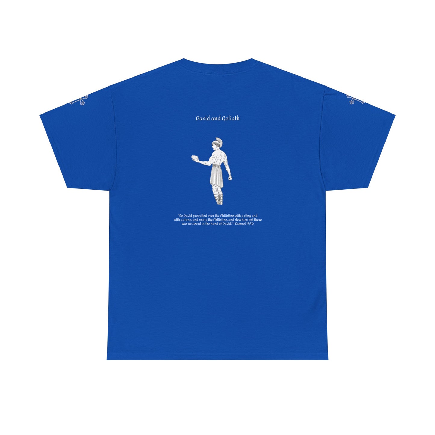 Solitarypeace David and Goliath T-shirt (1 Samuel 17:50)