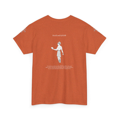 Solitarypeace David and Goliath T-shirt (1 Samuel 17:50)